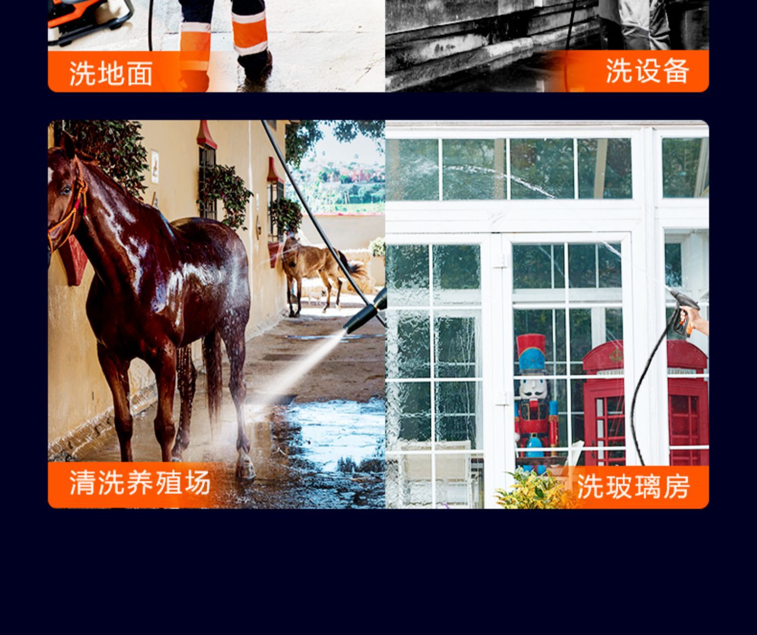 Yili commercial car washer high pressure 220v high power water gun water pump commercial high pressure car wash pump car wash