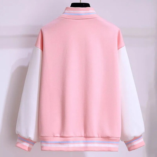 Women's Baseball Jacket Autumn Version New Korean Style Fashion Children's Spring and Autumn Jacket Outerwear Stardust Sports Top