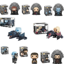 POP权力的游戏周边 龙母 琼恩 夜王 异鬼 丹妮莉丝 手办模型摆件