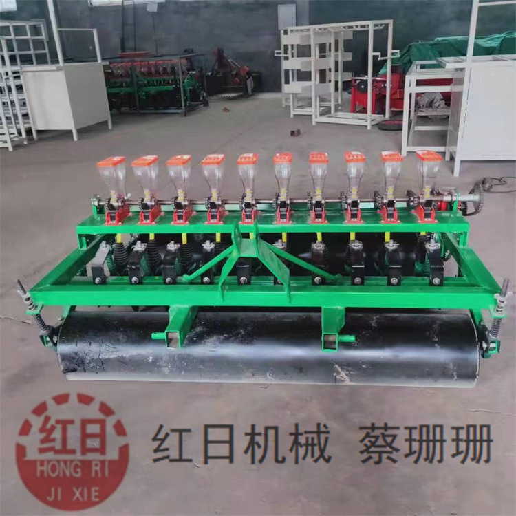 蔬菜播种机  农用谷子播种机 行距株距可调 出口蔬菜菜籽播种机