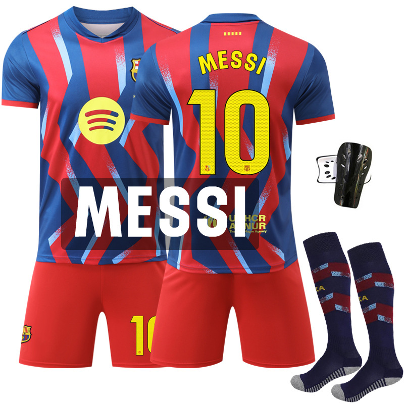 Conjunto de Uniforme de Fútbol N° 10 de Poliéster para Deporte y Fútbol