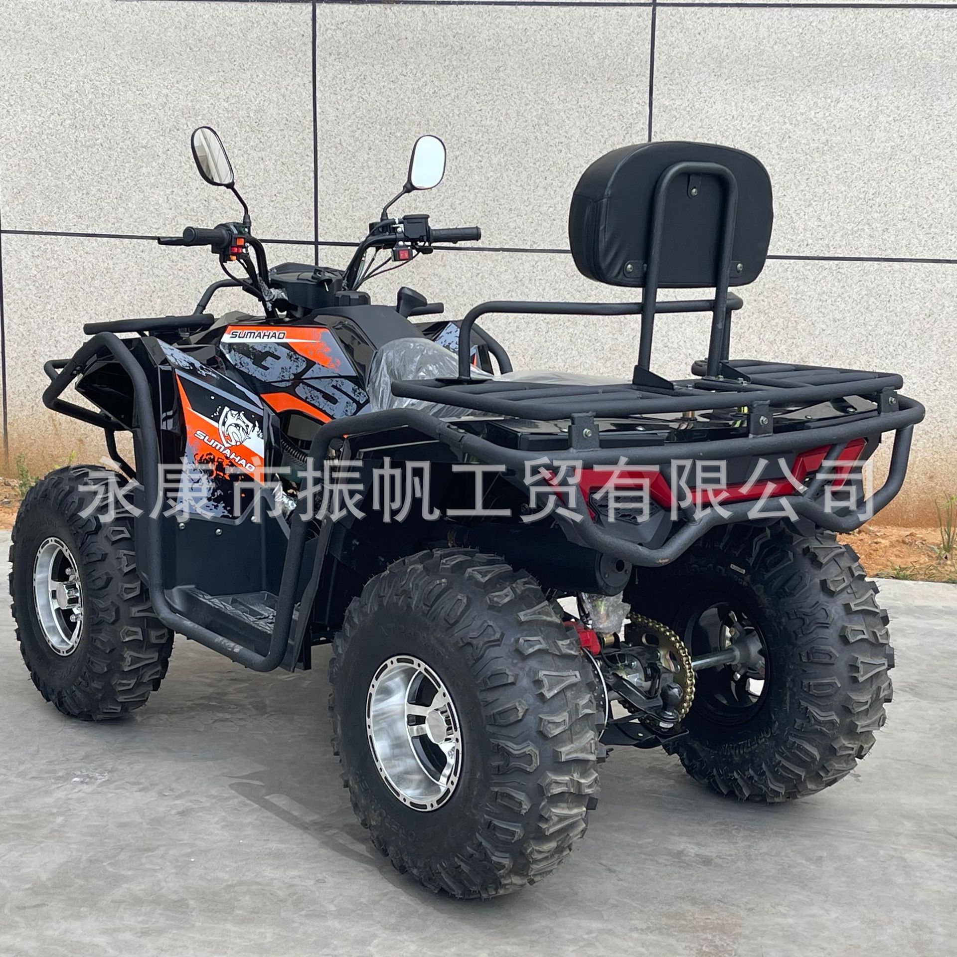 ATV de cuatro ruedas de playa, bicicleta de montaña de velocidad automática para adultos, gran vehículo todo terreno de dos tracciones de 300cc