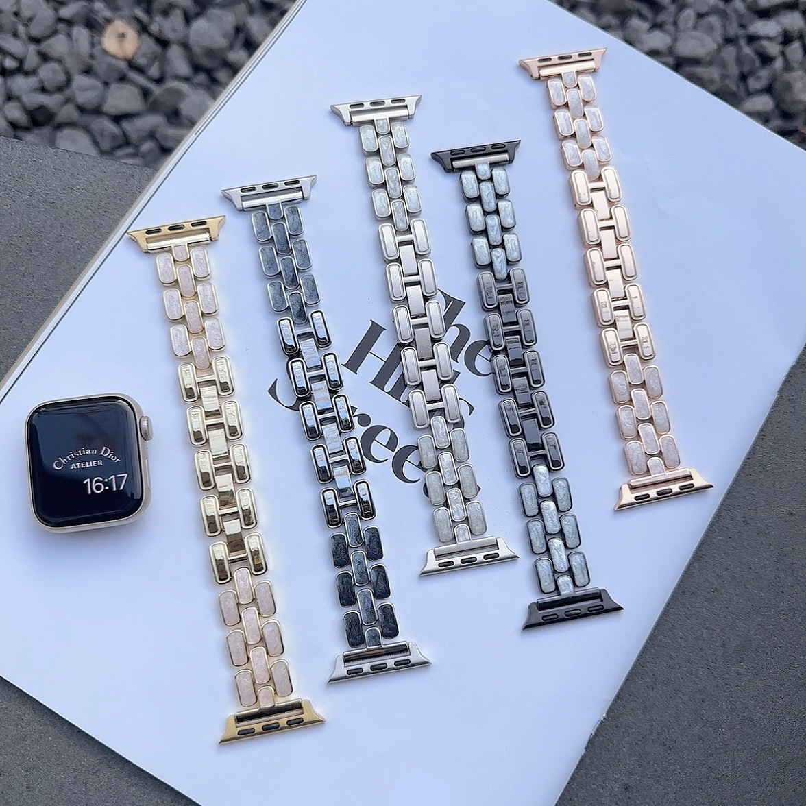 Suitable for Apple Watch S10 Metal Strap 56789 Generation Personalized Bracelet Redmi 5/4 Xiaomi 8/9Pro