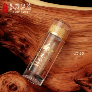 10ml虫草瓶泡罩含片亚克力药瓶冻干粉透明分装瓶极参胶囊保健品瓶