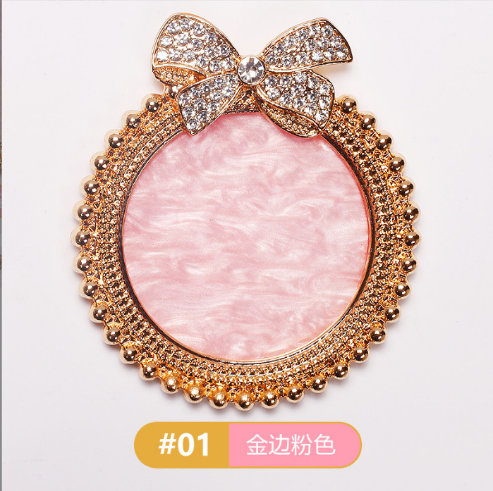 Estilo japonés en línea celebridad uñas diamante arco pantalla color placa retro pantalla marco mano modelo tiro trabajo soporte de exhibición