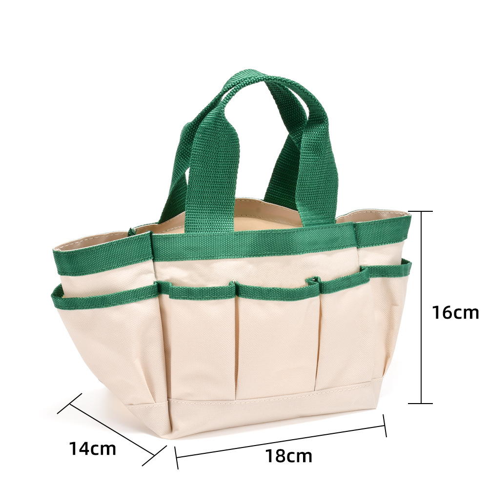 Bolsa de herramientas portátil de tela Oxford de Amazon, de gran capacidad, multifuncional, específica para herramientas de jardinería, para almacenamiento de herramientas de jardín. image 12