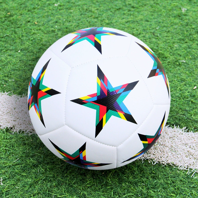 No. 5 Lighting Nights Football FOOTBALL reflective PU machine sewing football PVC game training football wholesale