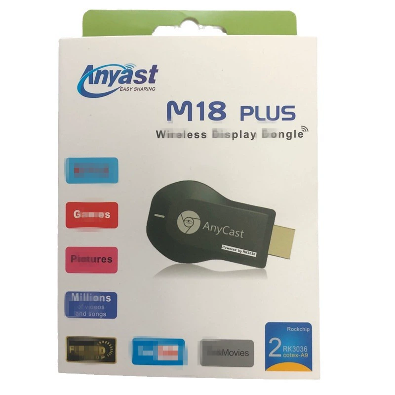 Cross-border m18plus screen projector anycast wireless screen device M4 M9 DONGLE mobile TV screen projector