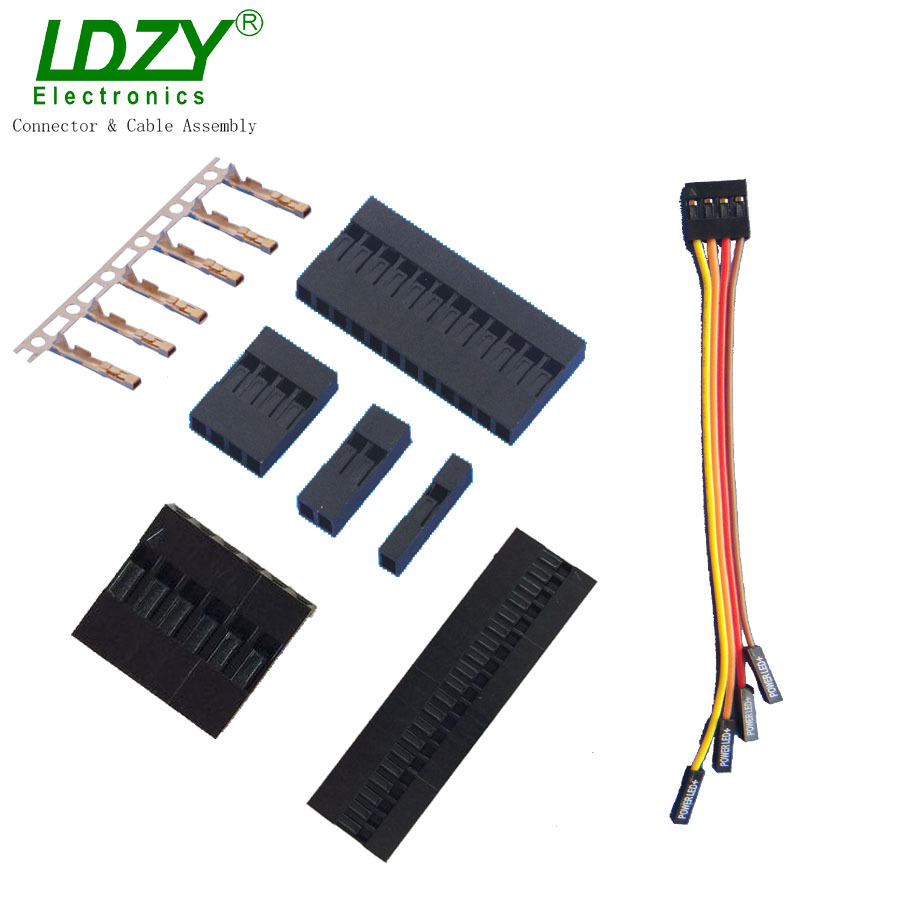 A2545 DUPON 杜邦 2.54MM 单排 双排 90度 180度排针