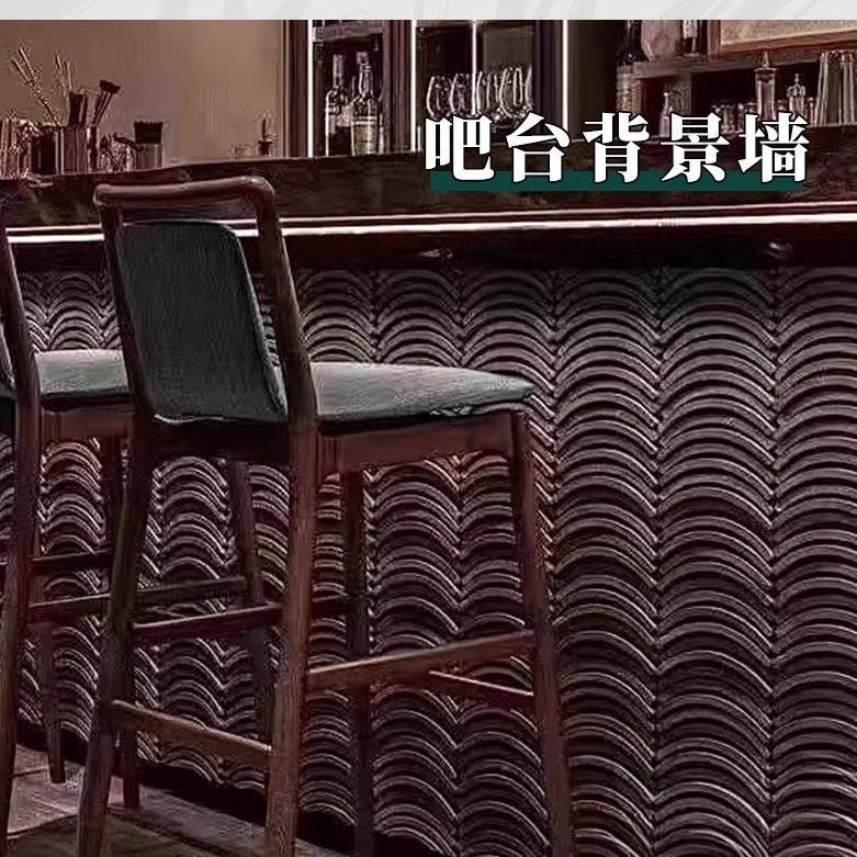 Pu azulejo Internet celebridad piedra pared exterior ladrillo salón de té B & B decoración interior y exterior cóncavo-convexo simulación piedra Fondo pared fabricante