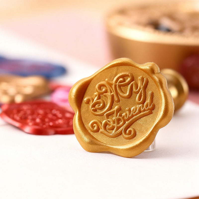 sello de cera en relieve sobre carta de amor tarjeta postal sello pegatinas de regalo sello de cera sello de cera sello de cera impresión de pintura de fuego