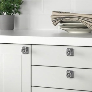 American Style Silver Door Handle Modern Minimalist Light Luxury Drawer Wardrobe Shoe Cabinet Cupboard Furniture Small Handle