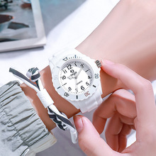 公务员考试手表男女初高中学生简约手表大数字高考指针式石英手表