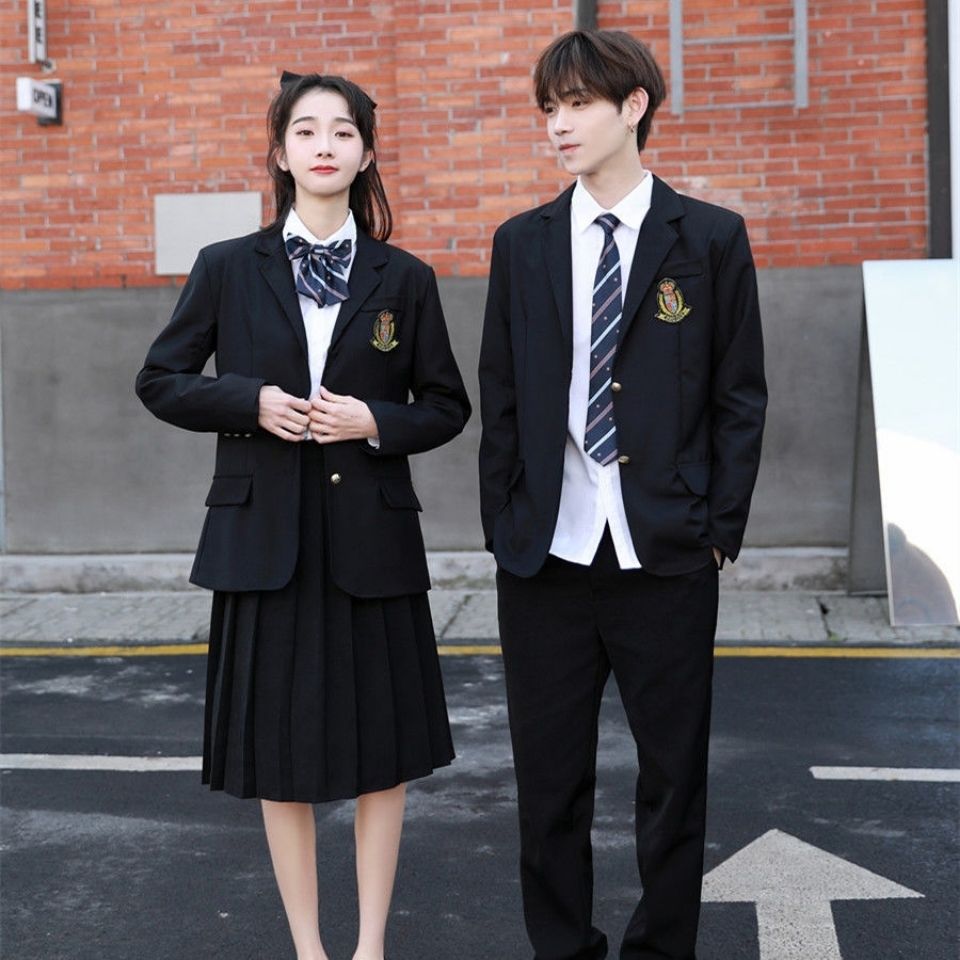 Summer Chorus Longshi Class Clothes suit Games Recitation Chorus Competition Performance Clothes Junior High School Students Academic Style