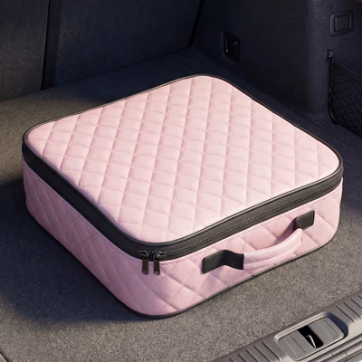 Dirt-Proof Leather Car Storage Bag: Car storage bag/box