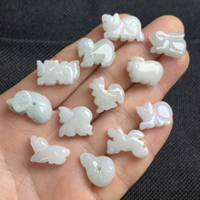 缅甸翡翠a货玉石十二生肖吊坠饰品珠宝配件玉器工艺品厂家批发