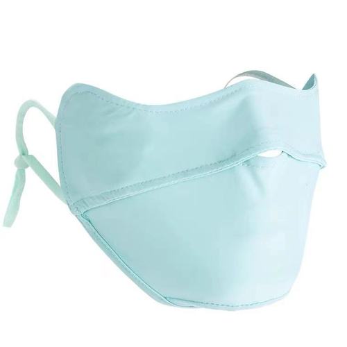 Factory direct sales spring and autumn women's fashionable breathable eye protection mask sunshade ice silk mask