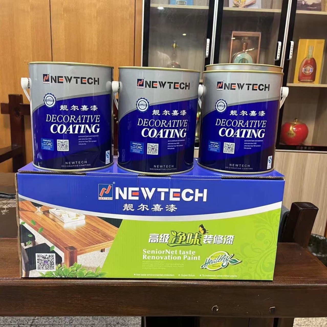 靓尔嘉高级净味装修漆,环保遮纹,涂刷焕新,家装焕颜首选