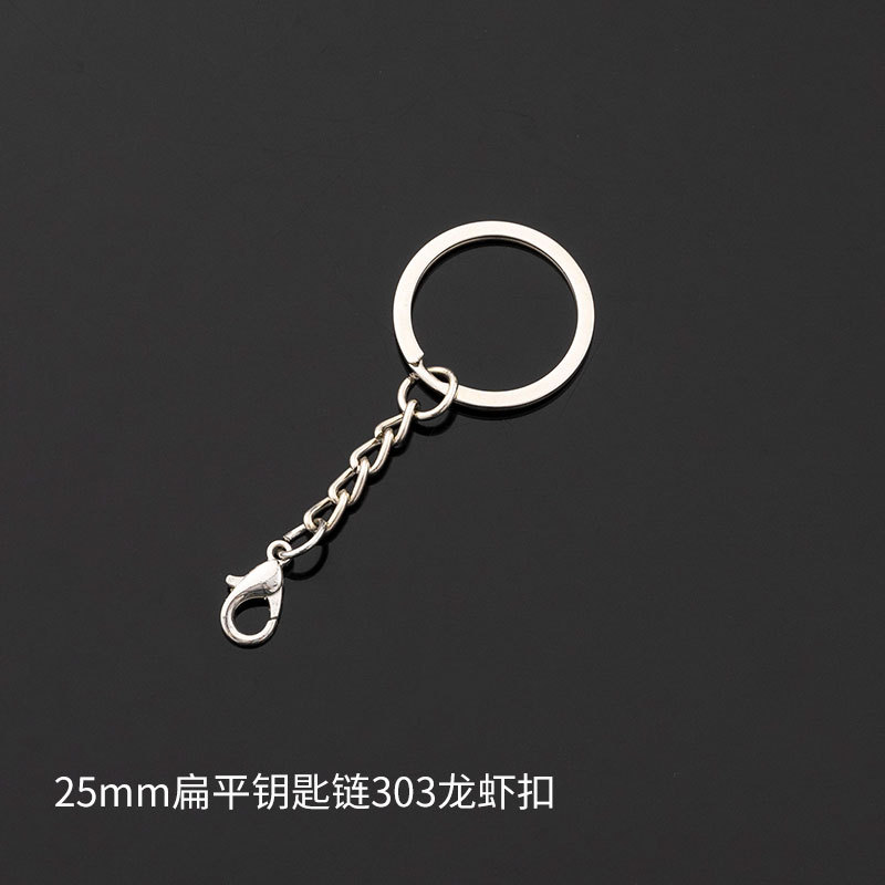 DIYアクセサリーパーツ 金属製キーホルダー メンズ用シングルリング ニッケルフリー 環境に優しいキーチェーン キーホルダー 人形用ペンダント