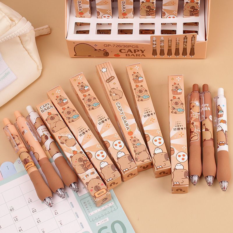 GP - 727 bolígrafo de caja ciega de dibujos animados de Ultraman bolígrafo de esponja suave 0.5 velocidad de cepillo de examen negro seco bolígrafo neutro