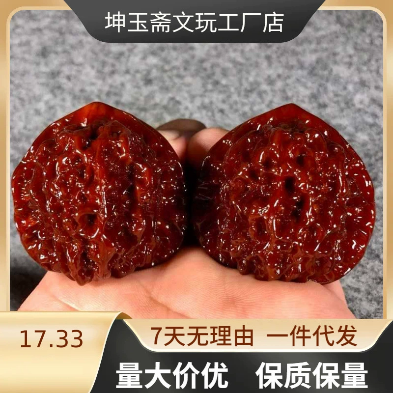 Деревянные щетки и пасты Wenwan для орехов, форма jade, официальный шляпа ореха, садовый лев-голова ореха, размер ~ любой случайный