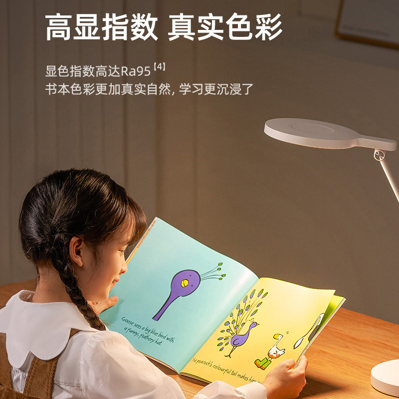 国家AA級デスクランプ 学生学習用 フルスペクトル 近視防止 寮モード LED ブルーライトカット 目に優しい学習灯|undefined