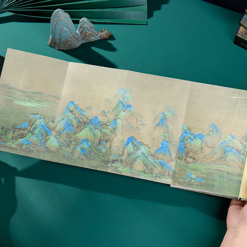 Painting trace notebook, executioner's account book, museum simple Qianli Jiangshan Forbidden City ancient style cultural and creative diary ins