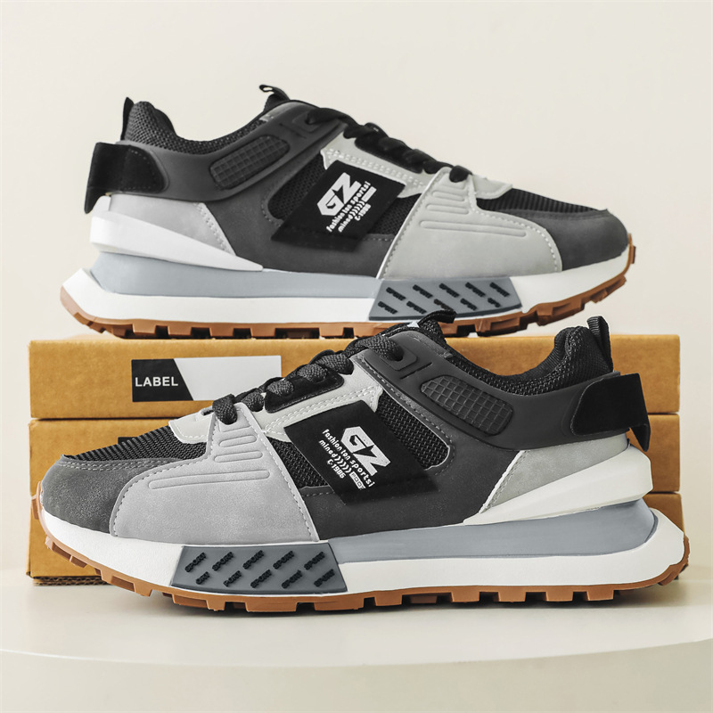 New Summer Thick-Soled Sports and Leisure Dad Men's Shoes Soft-Soled Soft-Surface Trendy Student Dad Men's Shoes