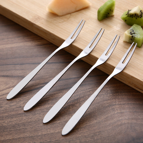 Household ice cream fork fruit fork stainless steel cake fork mooncake knife fork mooncake fork fruit pick