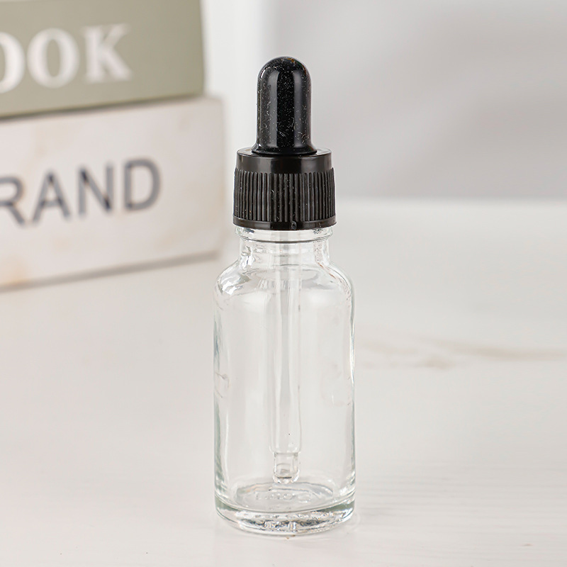 精油瓶透明玻璃滴管瓶10ml精油小样瓶多规格护肤品分装瓶