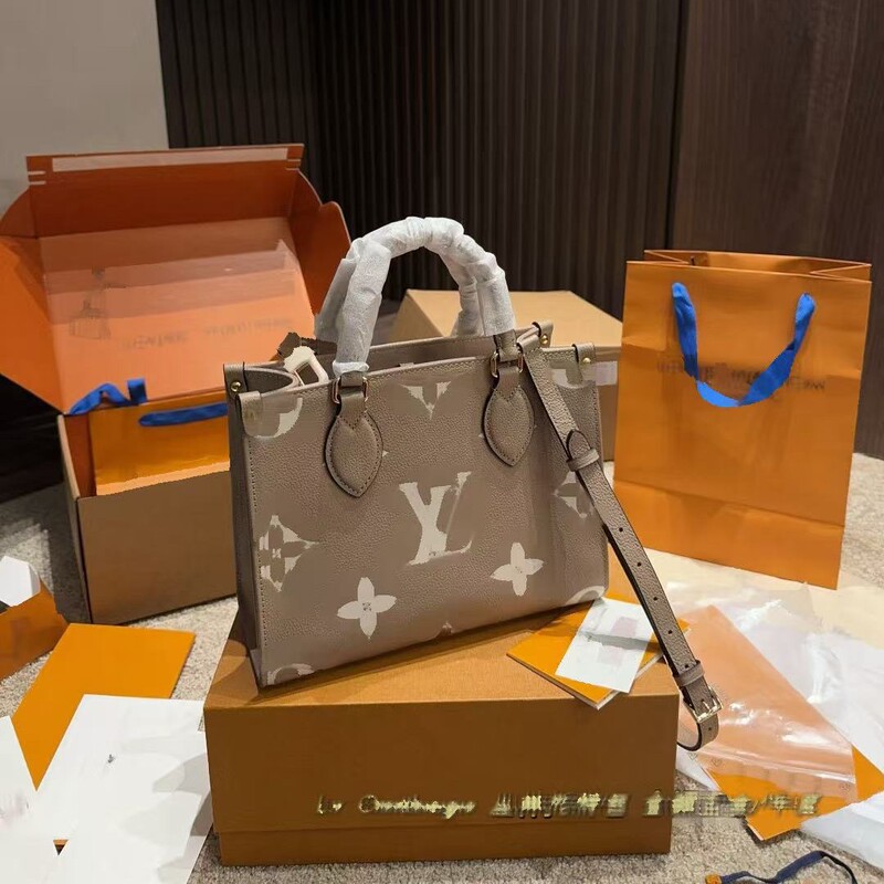 Lujia Onthego Jungle Tote Bag Full Set Packaging Wholesale Cross-Border Women's Bags In-Stock Shoulder Handbag Lujia Onthego Jungle Tote Bag Full Set Packaging Wholesale Cross-Border Women's Bags In-Stock Shoulder Handbag