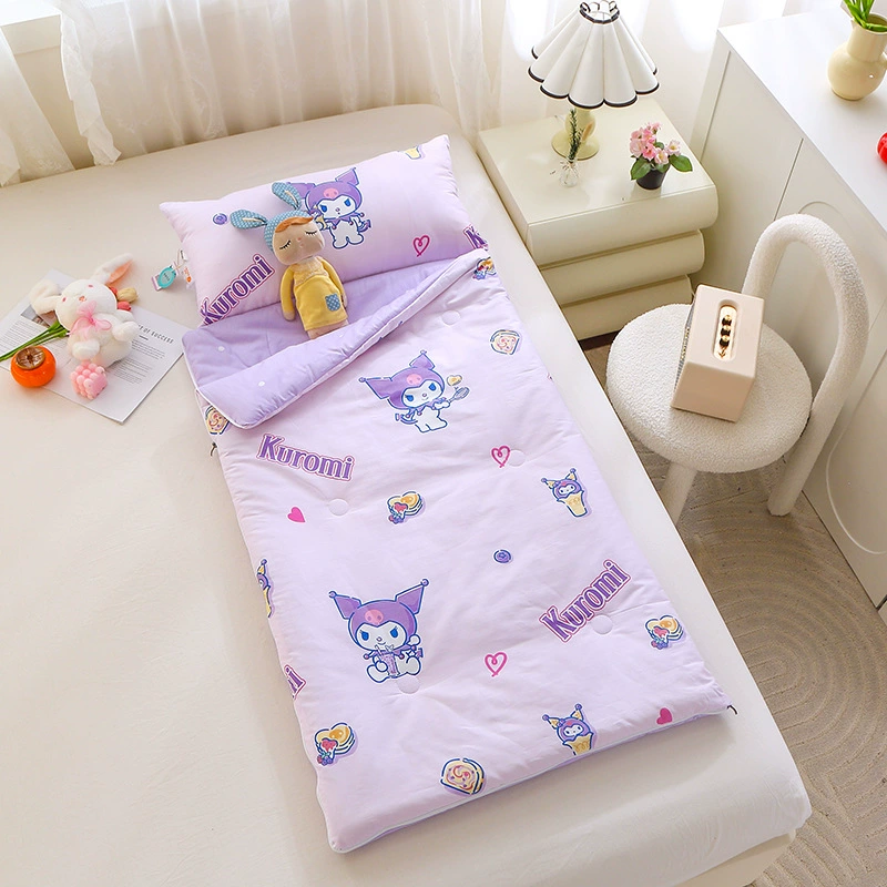 Four Seasons Foreign Trade Sanrio Детский хлопковый спальный мешок с героями мультфильмов Антикик-одеяло из чистого хлопка Four Seasons Спальный мешок для малышей, который можно стирать в машине