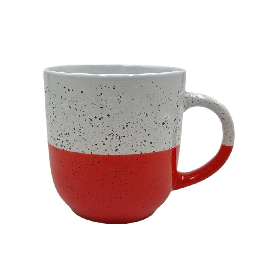 Taza de gran capacidad, taza de cerámica esmaltada de colores, taza del Año del Caballo, taza creativa para leche, taza de pareja con diseño de dibujos animados personalizable