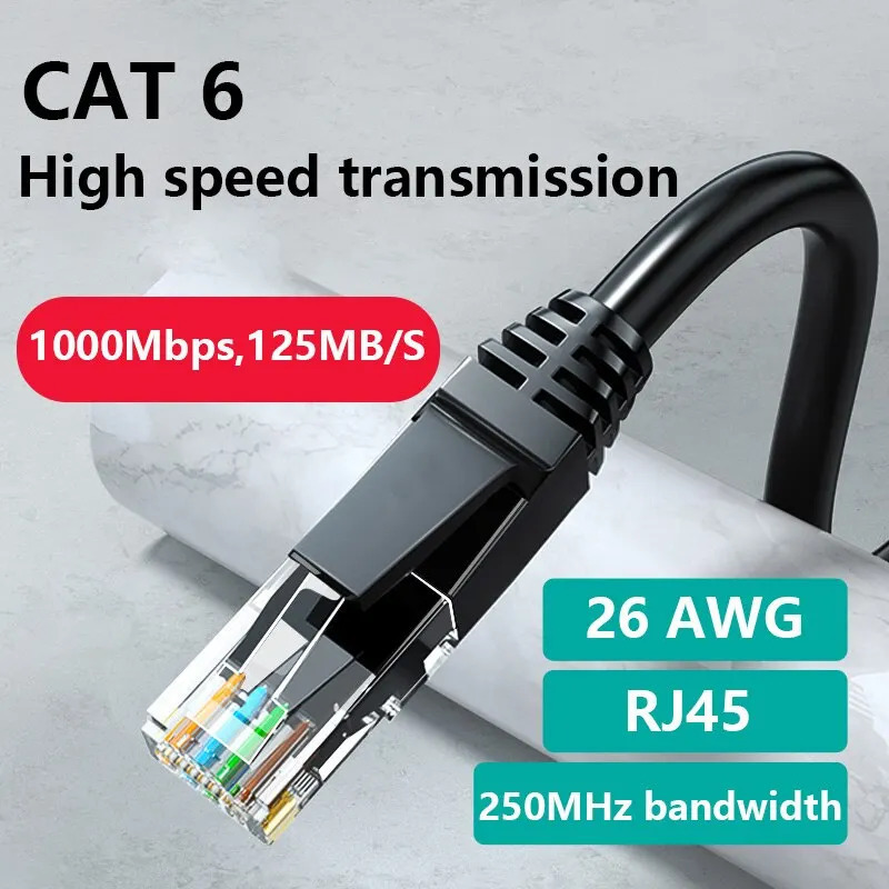Utp Ethernet Cable Cat6 Gigabit Rj45 Shielded Splitter Network Cable Cat6 Lan Shielded Cable Routing