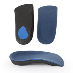 Wholesale EVA Flat Feet, Inward Turning Feet Arches Support Sports Half Insoles Shock Absorbing Pressure Relief Walking Breathable Insoles