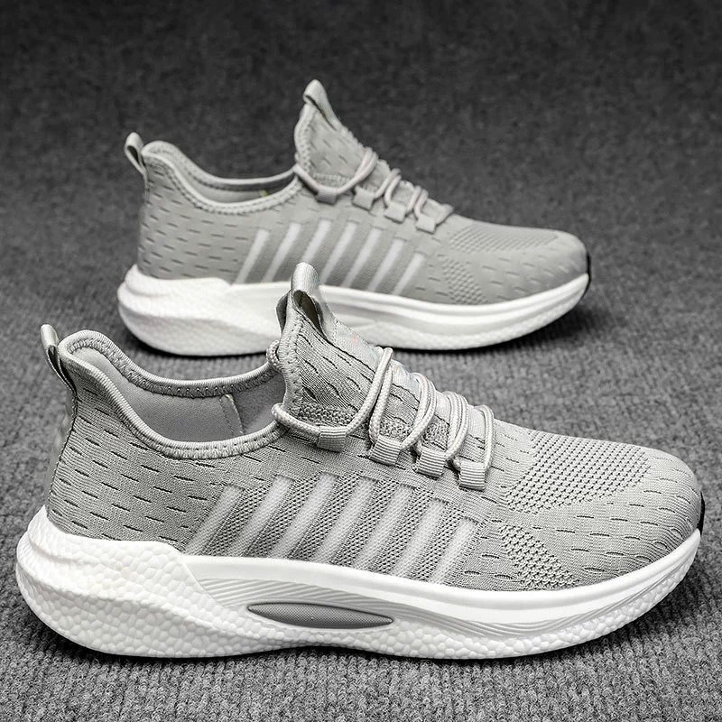 Новая летняя мужская обувь, дышащая, тонкая, повседневная, легкая обувь с сеткой, универсальная молодежная спортивная обувь большого размера для пар.