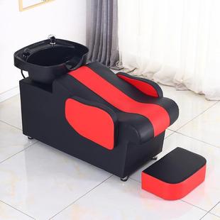 Barber shop hairdressing bed shampoo bed factory direct hair salon shower bed half-lying ceramic basin Thai shampoo bed