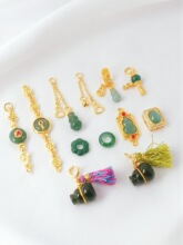 ?��ɫ�~�18K������ʯ���J���K�����ֹ�diy������Ʒ���