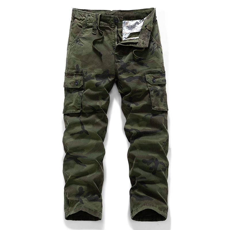 Spring And Autumn Overalls Men's Casual Pants Fashion Camouflage Sports Trend Casual Pants Straight Pants_mkmklike.com