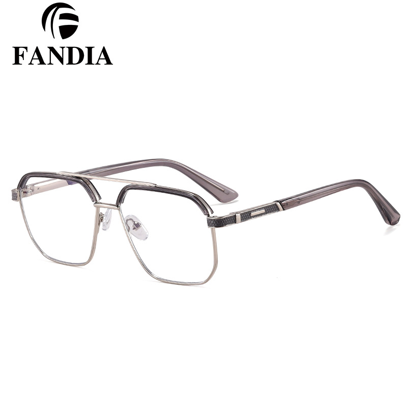 97735 nuevas gafas cuadradas tendencia de gafas cuadradas de alto nivel, gafas de miopía con grados para hombres
