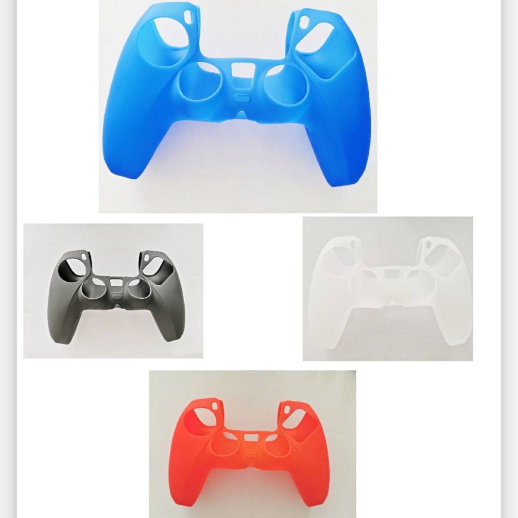 PS5 caso de silicona PS5 GamePad funda protectora ps5 mango funda protectora cubierta de polvo de inyección de combustible de alta calidad