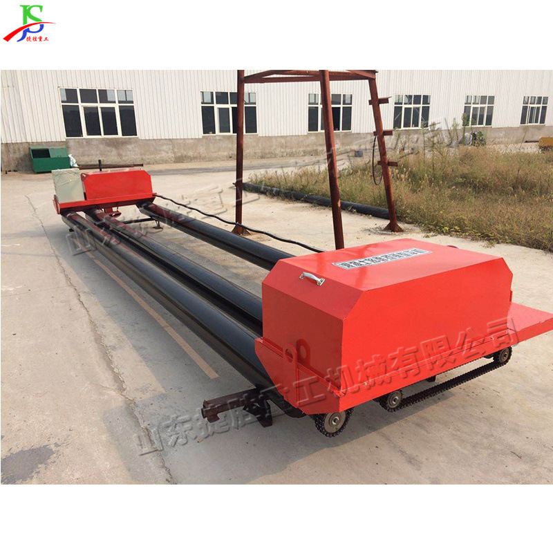 Pavimento de pavimentación niveladora de cemento máquina de pavimentación de piso de concreto auto-caminar rodillo eje aeropuerto pista máquina vibratoria
