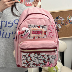 中学生のカバンの女性韓国版insピンクの少女はリュックサックを卸売りします。