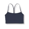 Black and blue Y vest