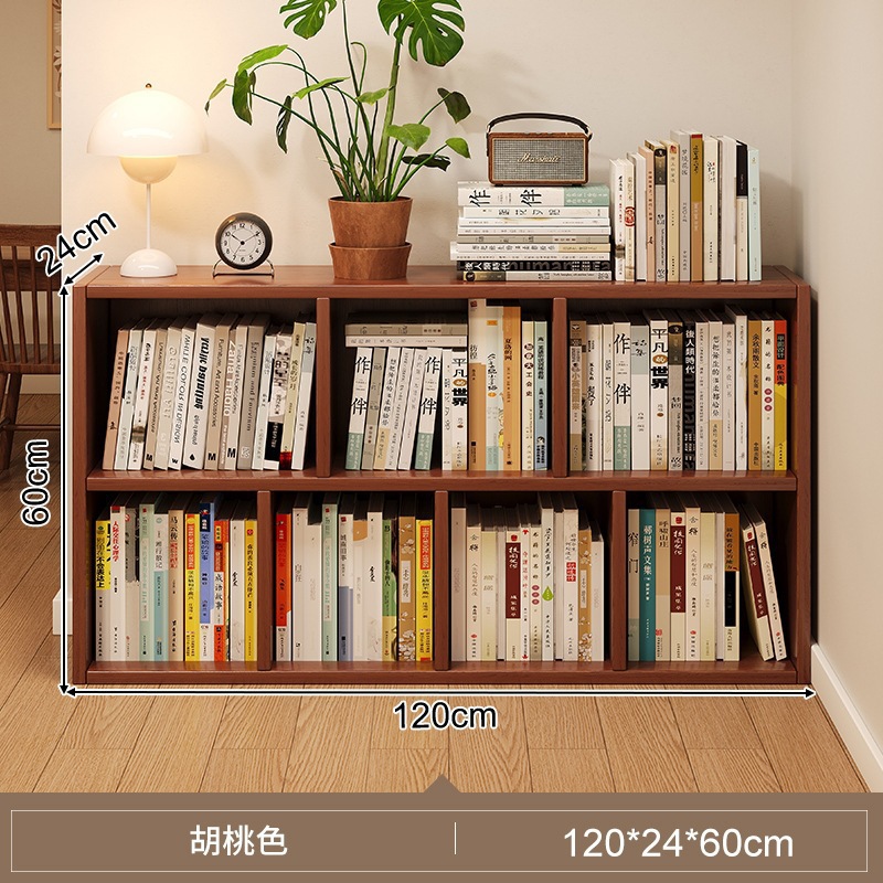 Estante de libro estante de piso librería doméstica armario de almacenamiento multicapa estante estratificado sala de estar simple armario de celosía armario