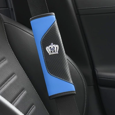 Seat belt shoulder pad | Cover Universal Car Interior - blue-crown-edition-2365