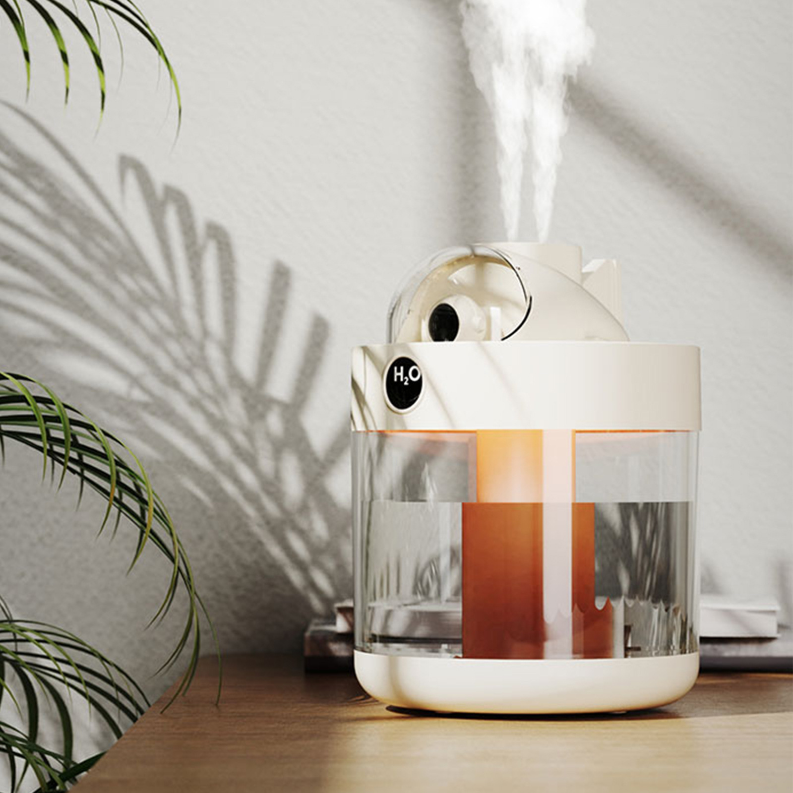 El nuevo humidificador inteligente, humidificador para el hogar, humidificador de purificación de aire, instrumento de aromaterapia, rociador de escritorio portátil