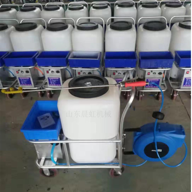 60L推车式打药机 电动四轮喷药机 农田果园长杆打药机