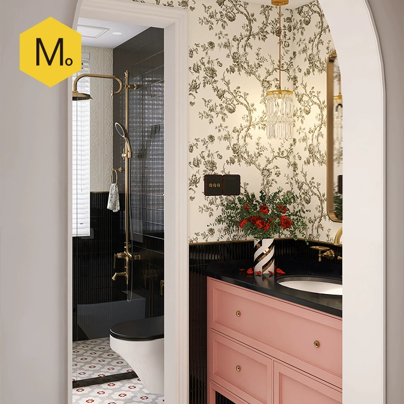 французская ретро плитка для ванной, розовая плитка, настенная плитка для ванной, напольная плитка для кухни, глазурованная плитка