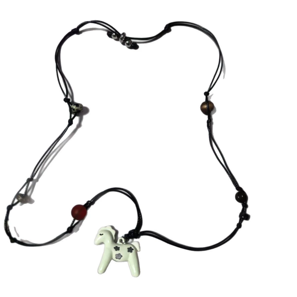 Choker Cluber Metal-Leather Collar, Y2K Subculture Style, Chain & Cross Charms